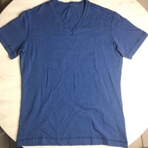 Lululemon 5 Year Basic Dark Blue V Neck Tee Men